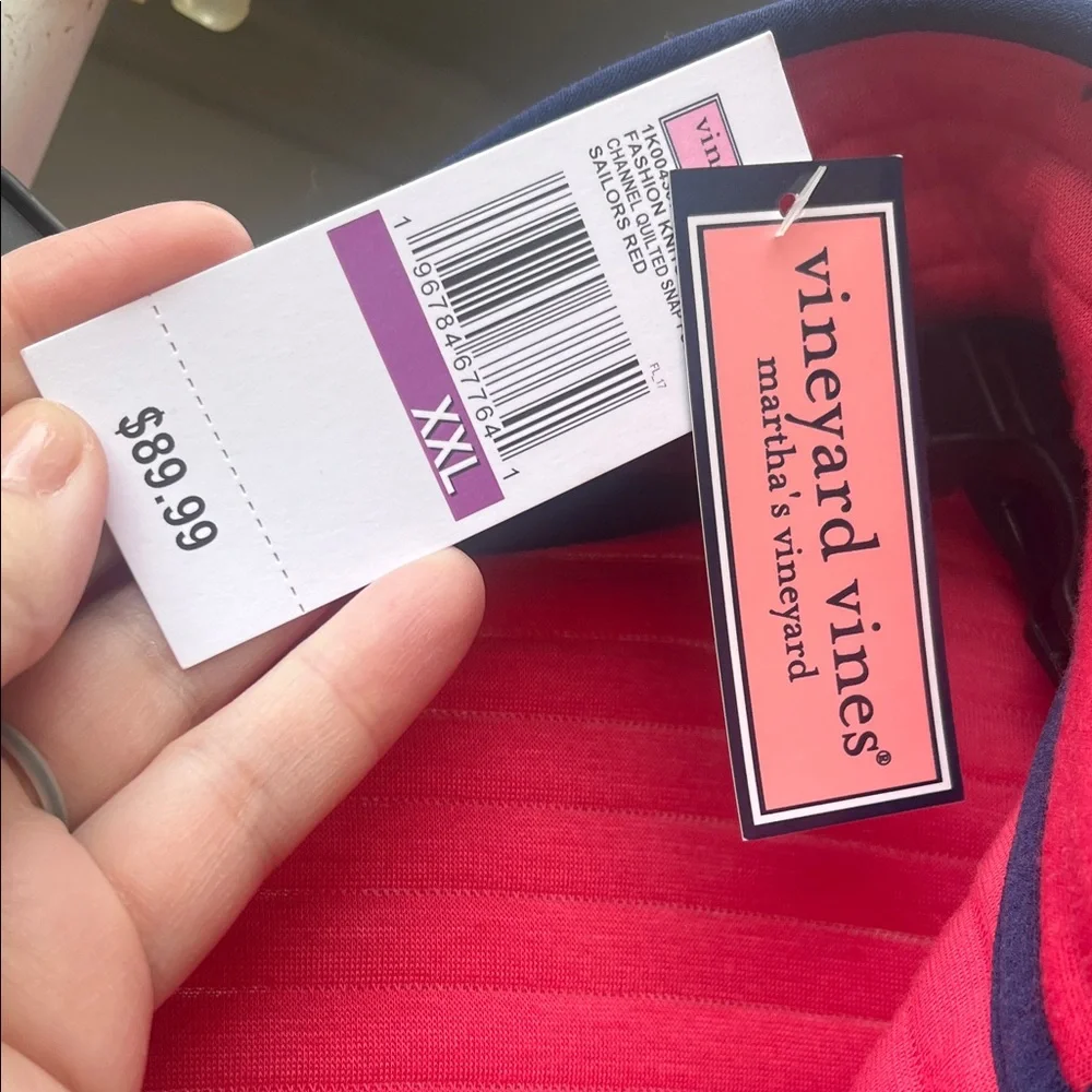 Vineyard Vines Sailor Red Pullover - Picture 2 of 5